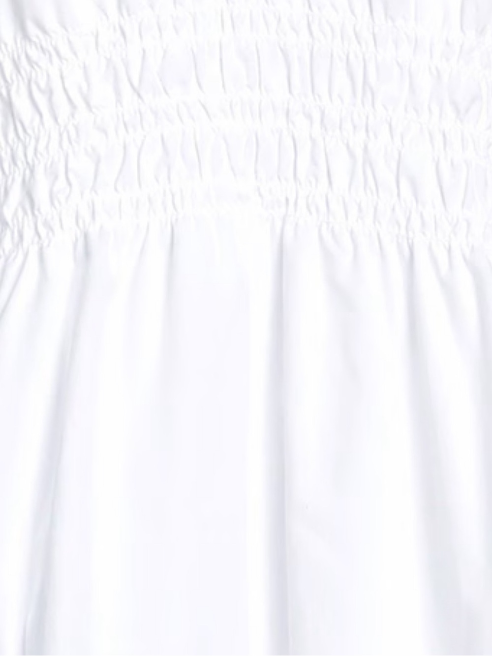 GANNI Organic Cotton Poplin Oversized Collar White Mini Dress XS 36 - Picture 4 of 11